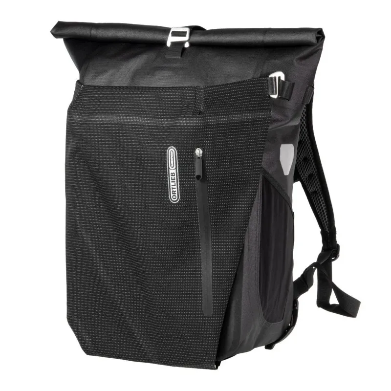 Ortlieb Vario High Vis 26L QL2.1 Backpack / Pannier Bag in Black
