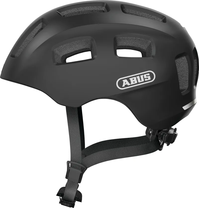 Abus Youn-I 2.0 Youth Mountain Bike Helmet in Velvet Black