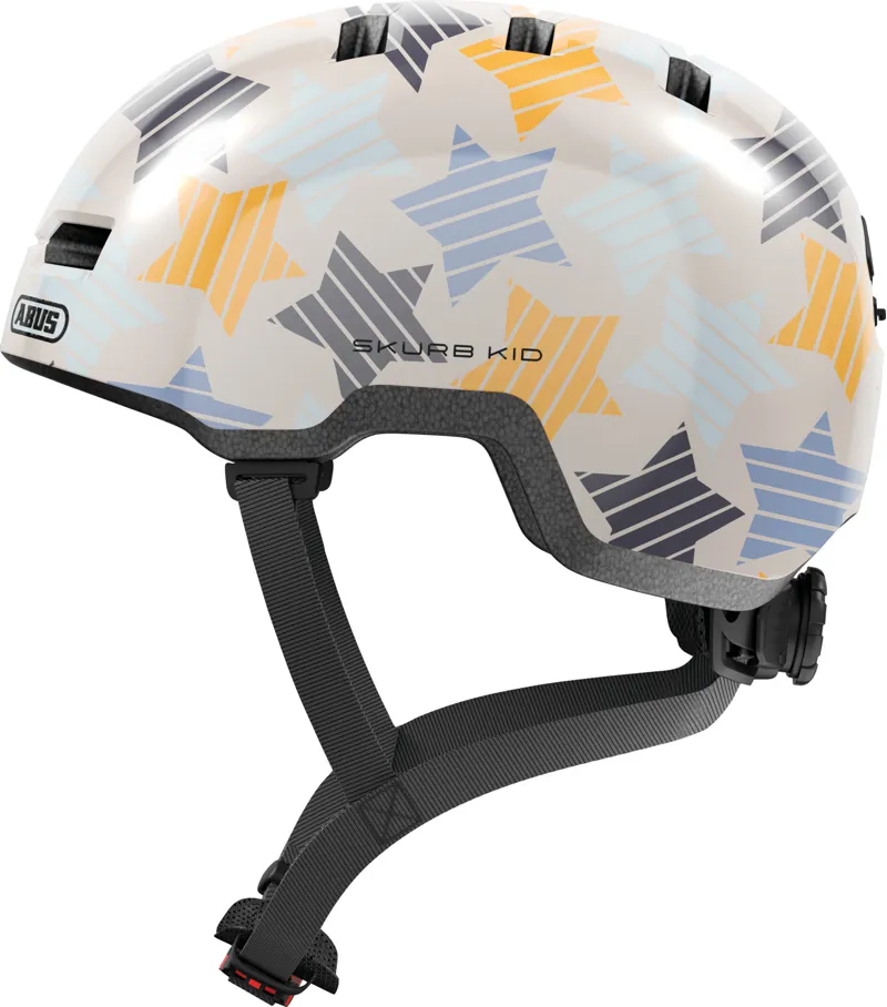 ABUS Skurb Kids Skate Helmet In Stars Grey