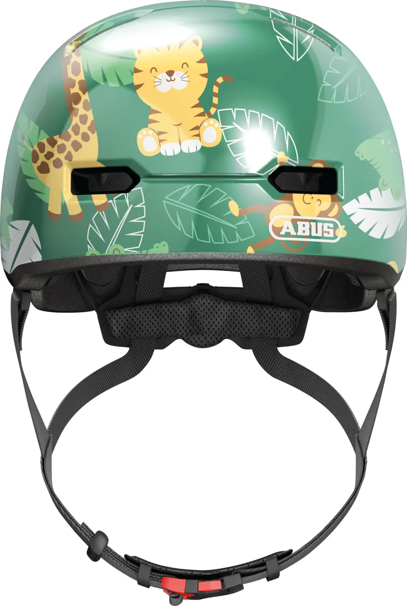 ABUS Skurb Kids Skate Helmet In Jungle Green-1