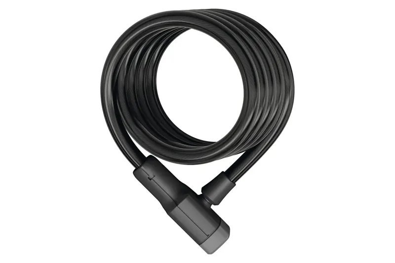 ABUS Booster 6512K Key Coil Cable Lock 12mm/ 180cm in Black