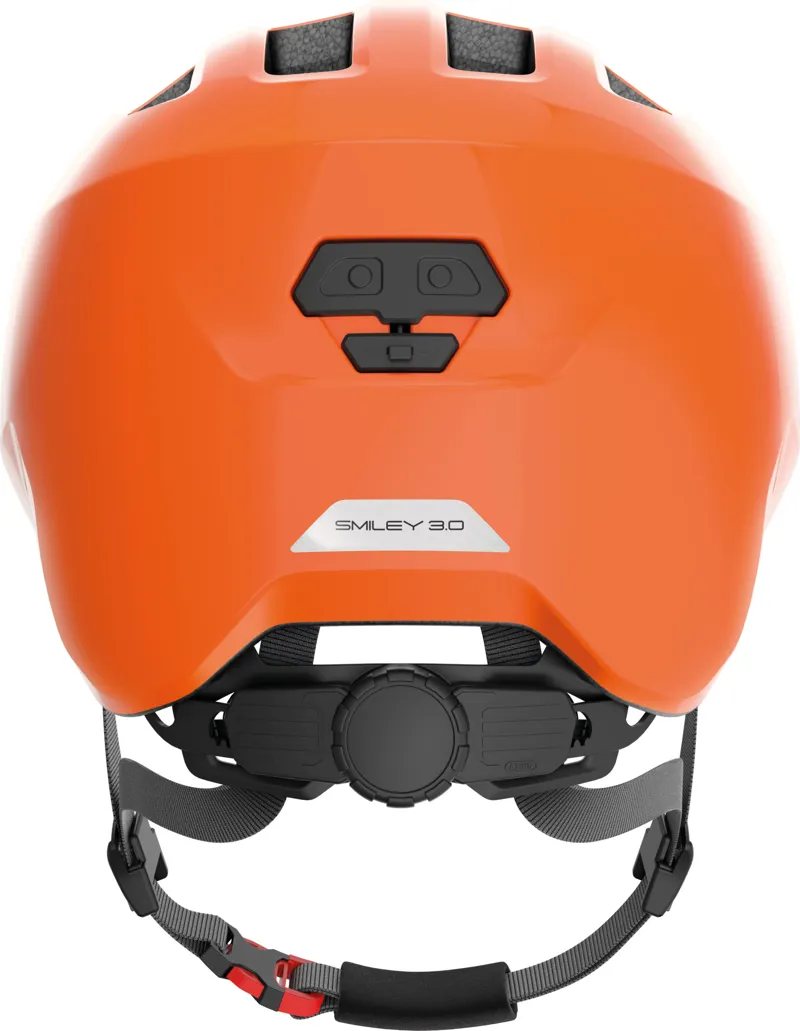 ABUS Smiley 3.0 Kids Leisure Helmet In Shiny Orange-2