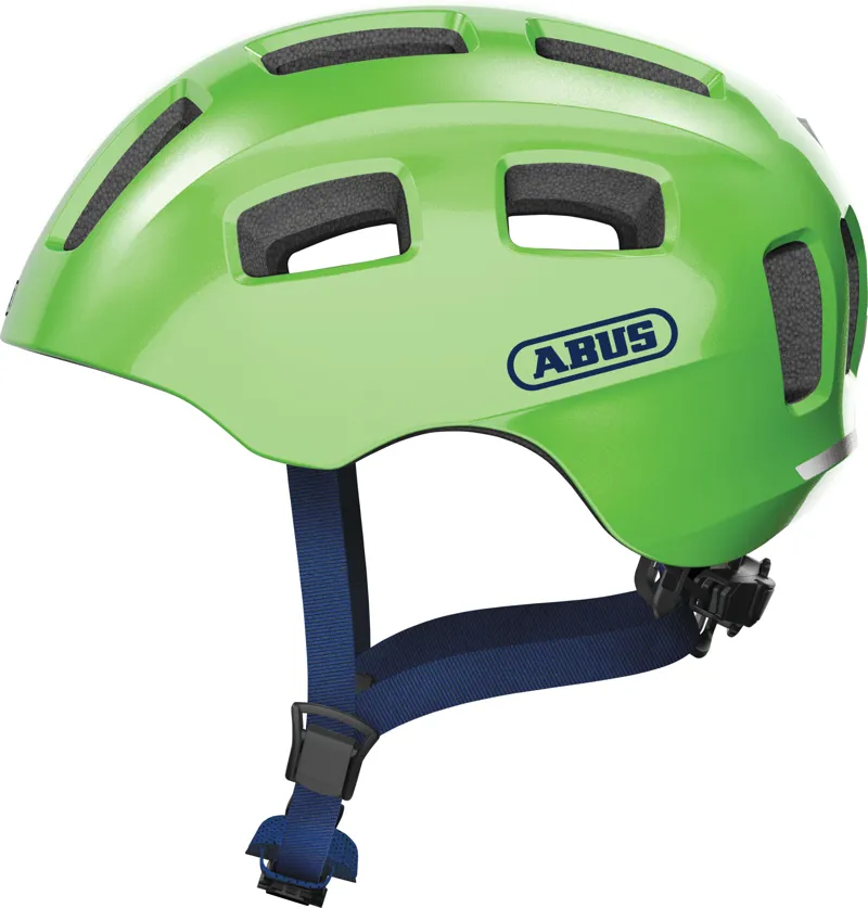 Abus Youn-I 2.0 Youth Mountain Bike Helmet in Green