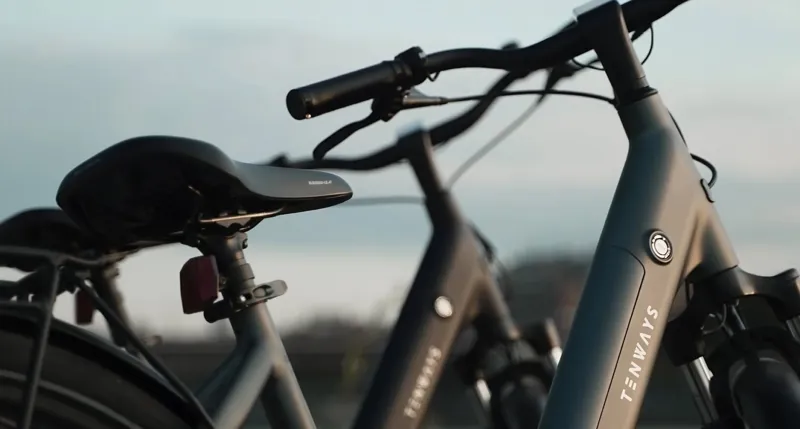 Tenways CGO800S Lightweight City eBike in Midnight Black-7