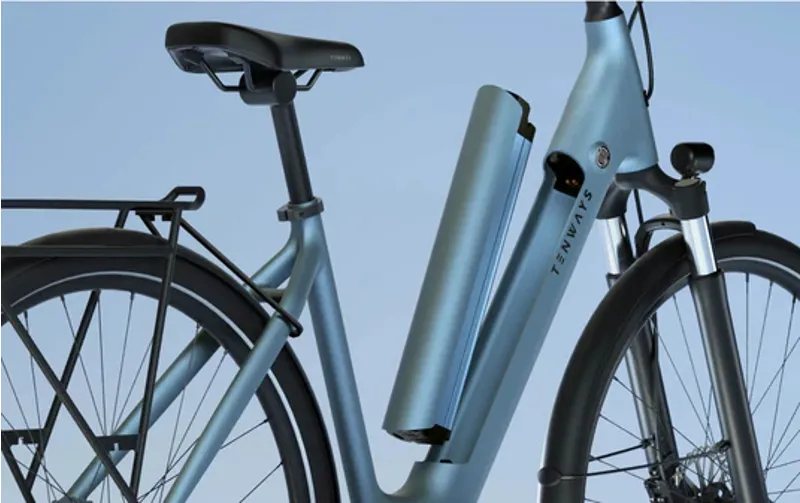 Tenways CGO800S Lightweight City eBike in Sky Blue-11