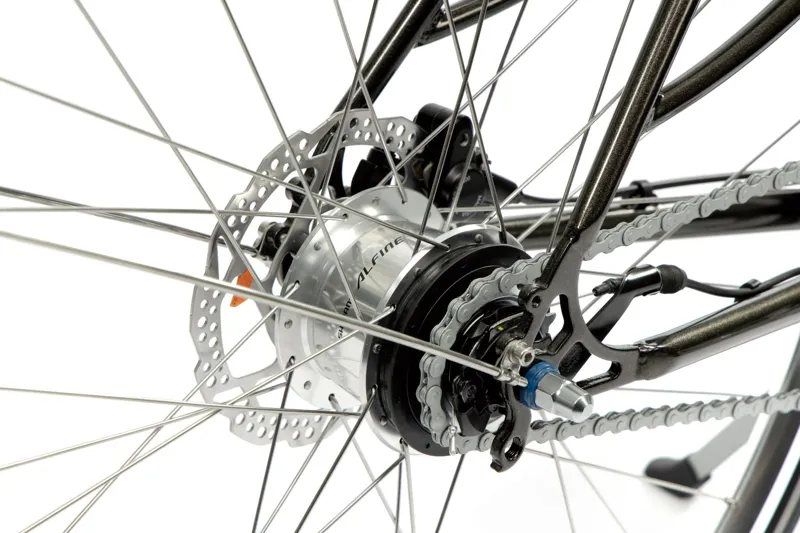 Pelago Airisto Commuter Dynamo Bike in Charcoal-5