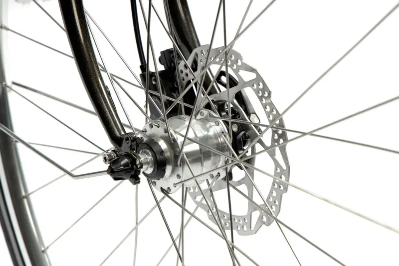 Pelago Airisto Commuter Dynamo Bike in Charcoal-7