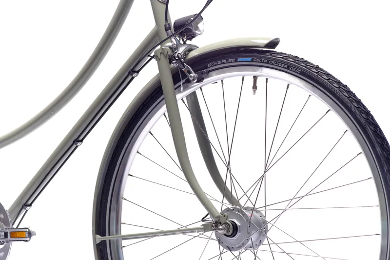 Pelago Bordeaux 7 Speed Hub Urban City Bike in Helene Grey-3