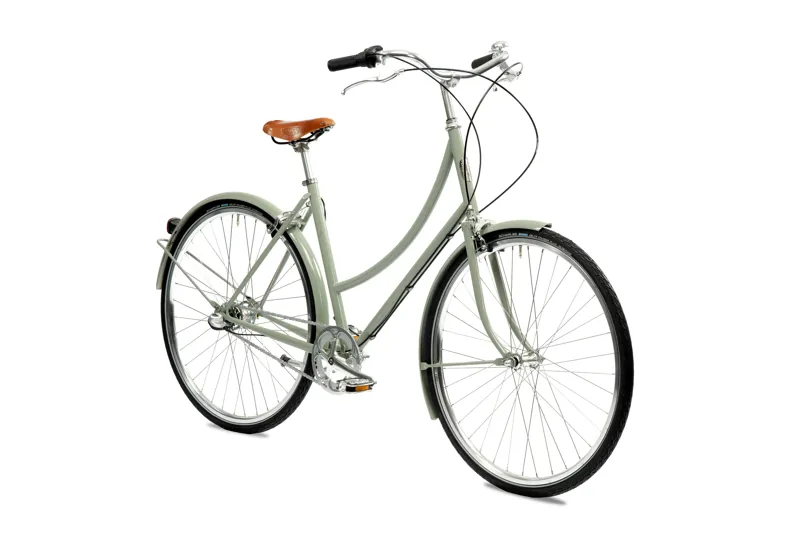 Pelago Bordeaux 3 Speed Hub Urban City Bike in Rosa-8