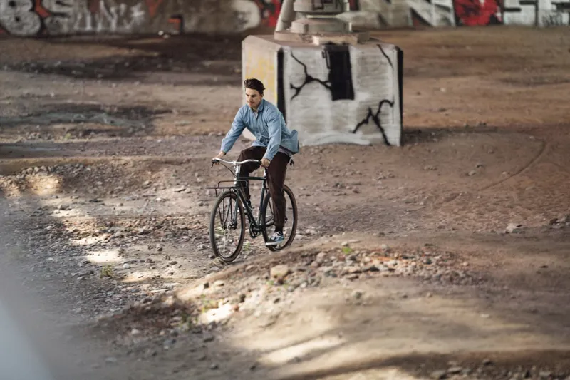 Pelago Hanko Street Single Speed Urban Bike in Eliel Green-9