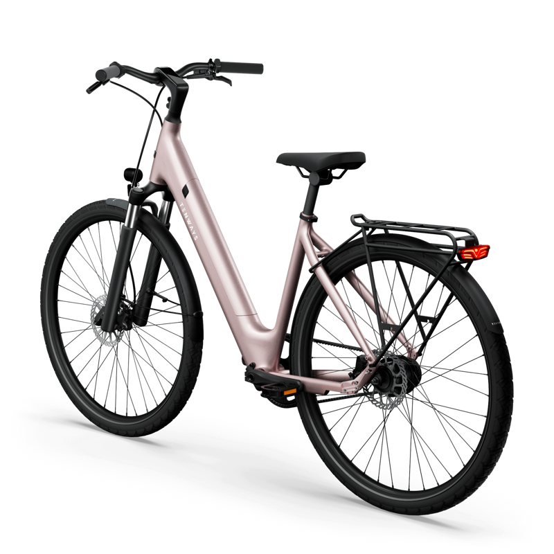 Tenways CGO800S Lightweight City eBike in Light Rose-2