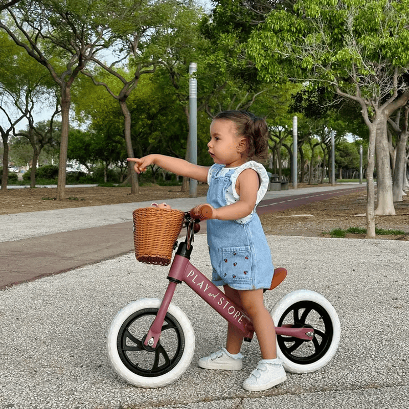  Play and Store Balance Bike in Cherry -2