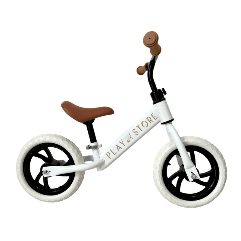  Play and Store Balance Bike in White
