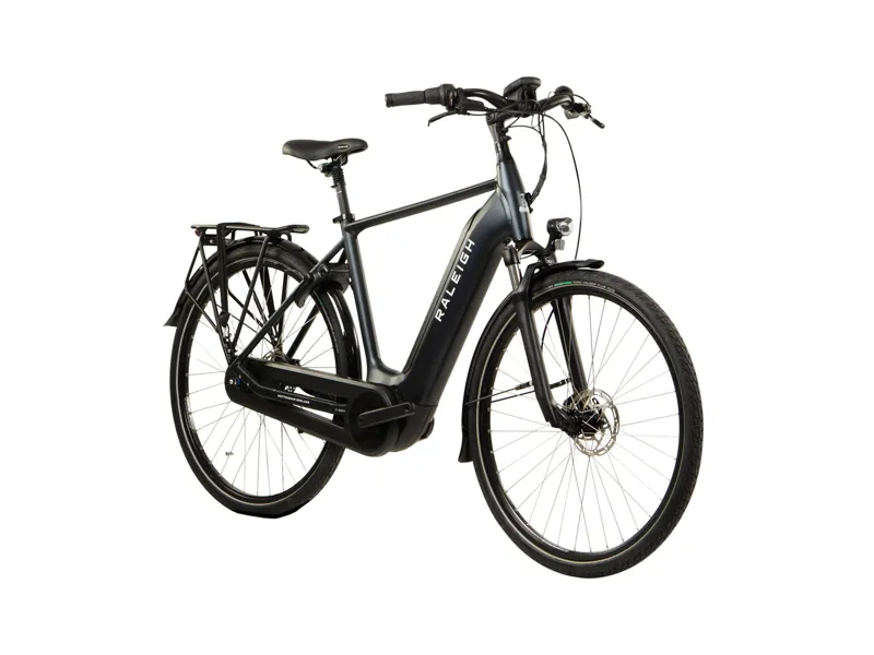 Raleigh Motus GT Crossbar Hub Electric Bike in Black-1