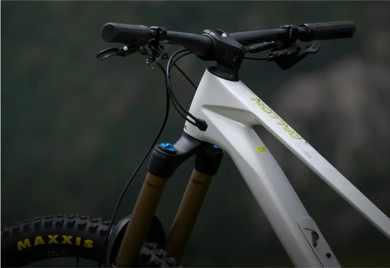 NEW - Orbea Rallon E10 Mountain Bike in White Chic - Diamond Black-6