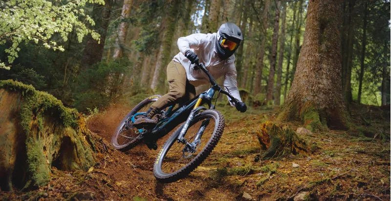 NEW - Orbea Rallon E- Team Mountain Bike in Aloha Green - Fantasy Purple Carbon View-7