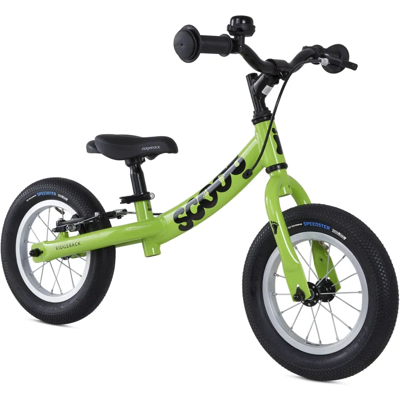 Ridgeback Scoot 12 Kids Balance Bike in Green-1