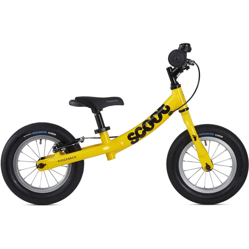 Ridgeback Scoot 12 Kids Balance Bike in Yellow