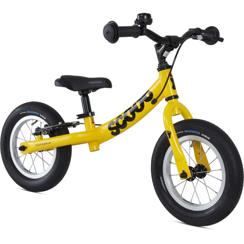 Ridgeback Scoot 12 Kids Balance Bike in Yellow-1