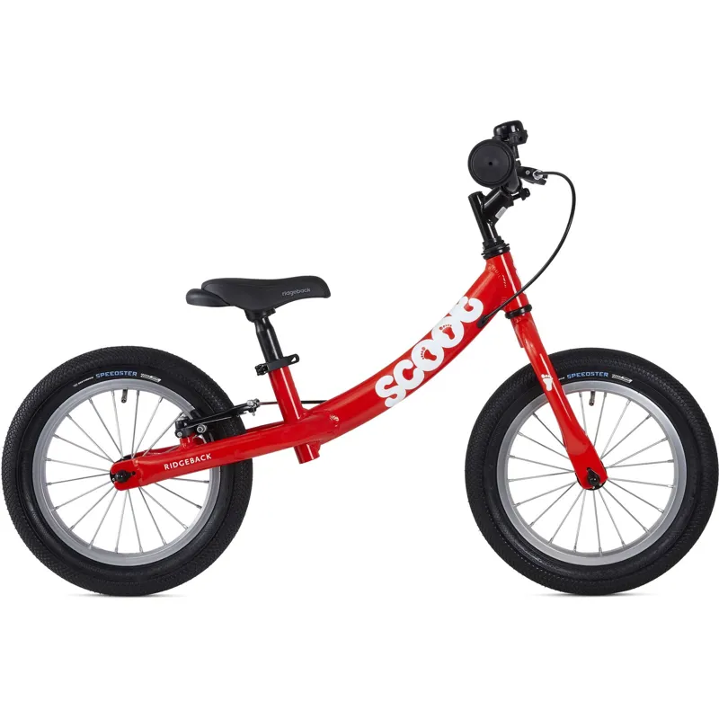 Ridgeback Scoot XL 14 Kids Balance Bike in Red