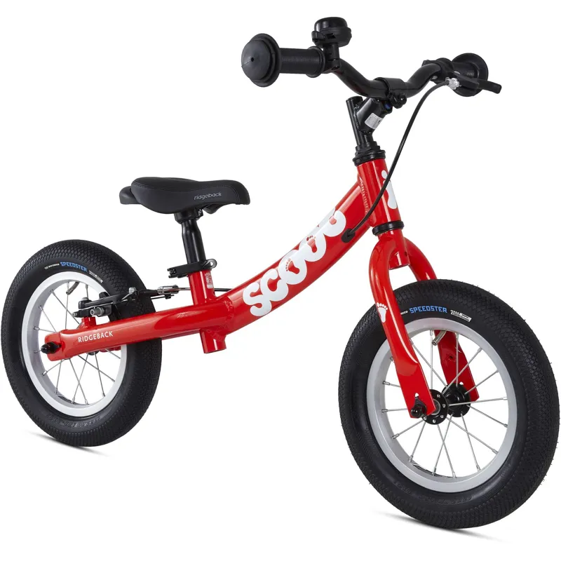 Ridgeback Scoot XL 14 Kids Balance Bike in Red-1