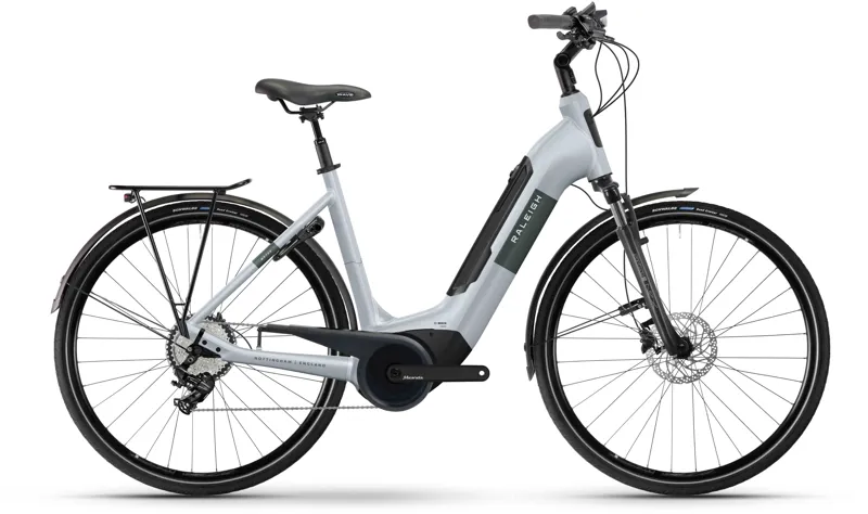 NEW - Raleigh Motus Ltd Lowstep Electric Hybrid Bike in White