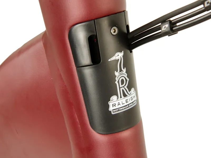 New Raleigh Motus Tour Hub Lowstep Electric Bike in Red-2