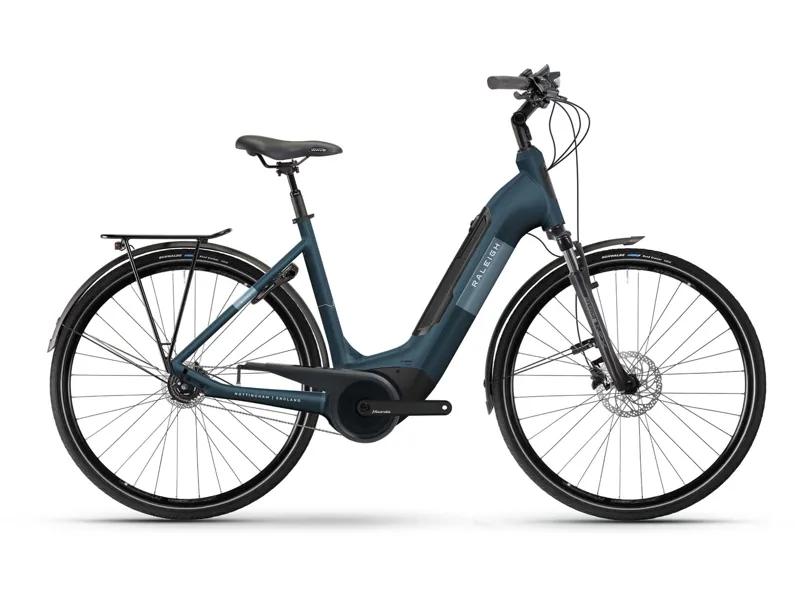 NEW - Raleigh Motus Tour Hub Gear Ltd Lowstep Electric Hybrid Bike in Blue