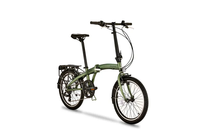 NEW - Raleigh Stow-a-way Folding Bike in Green-1