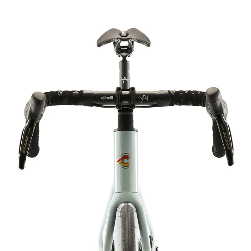 Cinelli Pressure ADR Ultegra DI2 Road Bike in Light Blue-4