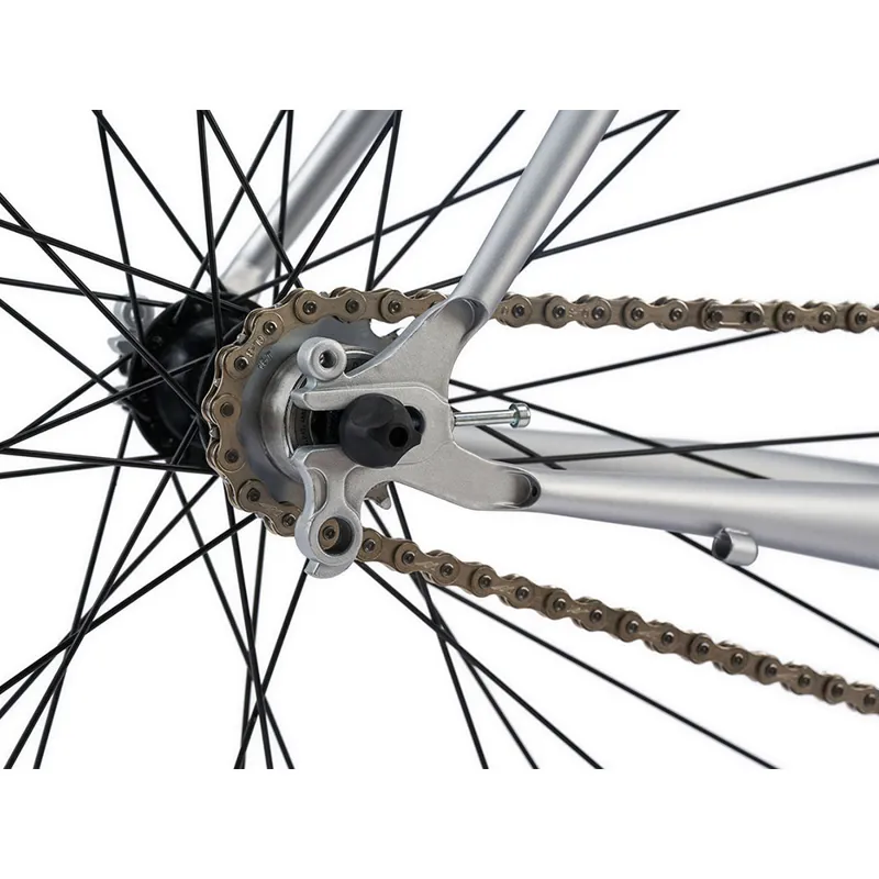 Cinelli Tutto Plus Single Speed Bike in Silver-4