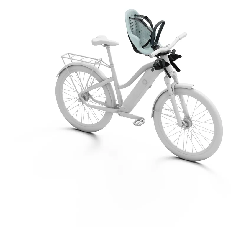 Thule Yepp 2 Mini Front Child Seat in in Light Grey Stem Mount-3