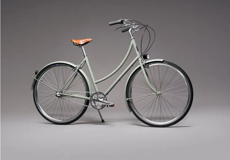 Pelago Bordeaux 7 Speed Hub Urban City Bike in Helene Grey