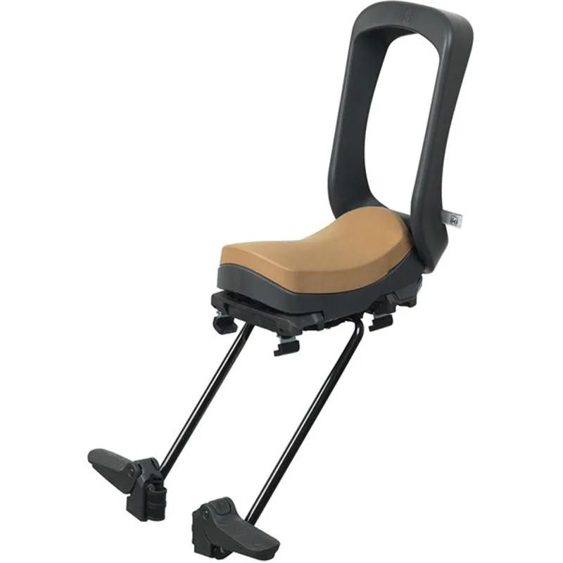 Urban Iki Junior Fahrradsitz – Klappbar, Mit Rückenlehne, Fußrasten, Hüftgurt, Für E-Bikes, 5-10 Jahre (max. 35 Kg)