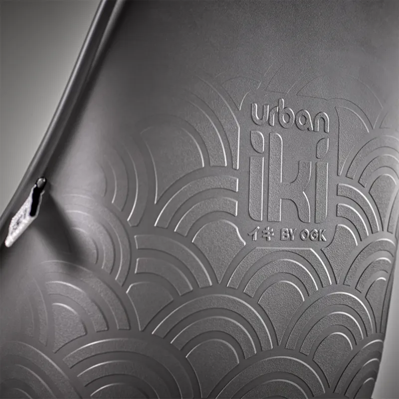 Urban Iki Rear Seat with Frame and Rack Mount in Bincho Black V2-1