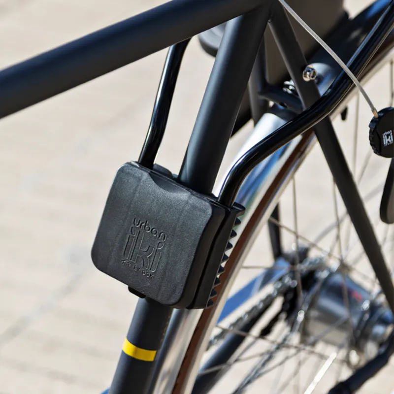 Urban Iki Rear Seat with Frame and Rack Mount in Bincho Black V2-2