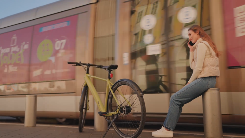 Tenways CGO600 PRO Lightweight City eBike in Sky Blue-12