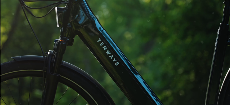 Tenways AGO T Hybrid eBike in Jungle Green-11