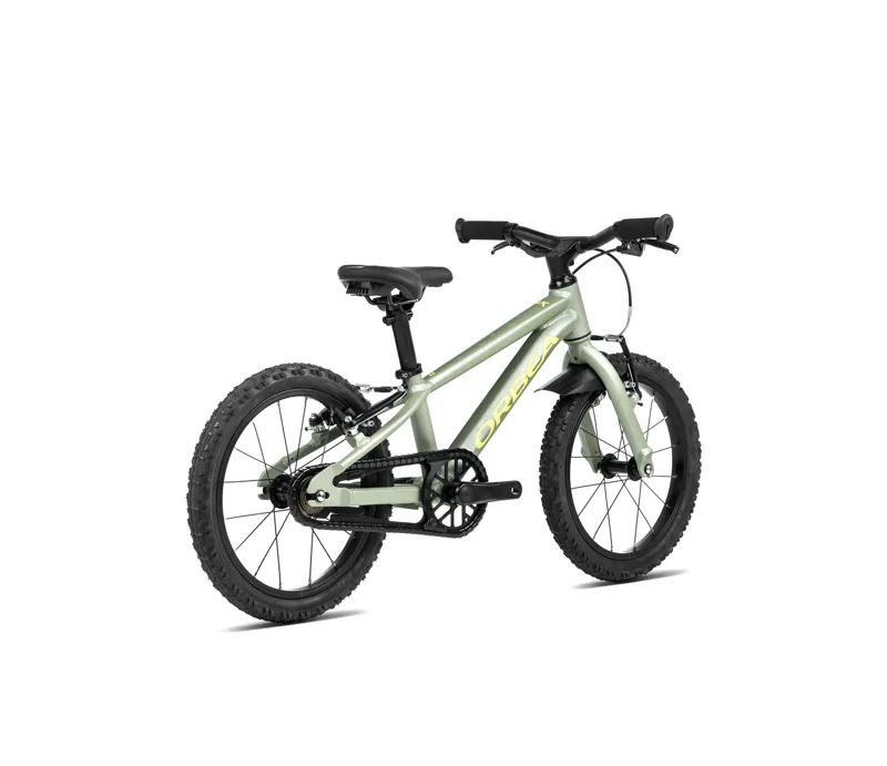 2024 Orbea Mx 16 Junior Bike In Metallic Green Artichoke Matt/Yellow Matt-1
