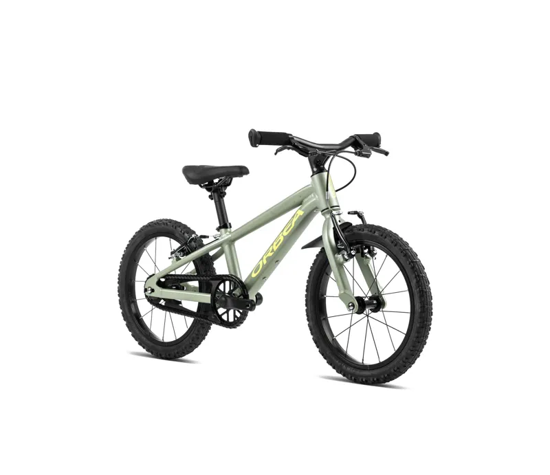 2024 Orbea Mx 16 Junior Bike In Metallic Green Artichoke Matt/Yellow Matt-2