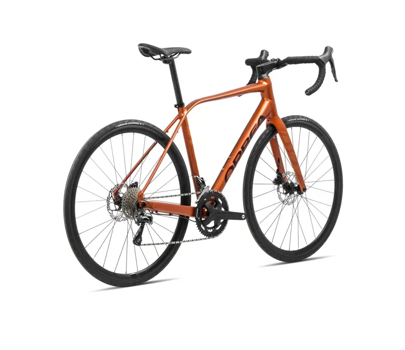 2024 Orbea Avant H60 Road Bike In Orange Candy/Cosmic Bronze-2