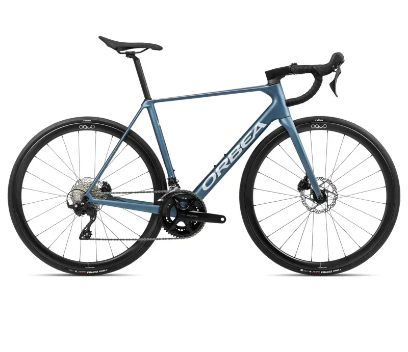 2024 Orbea Orca M35 Road Bike In Slate Blue/Halo Silver 