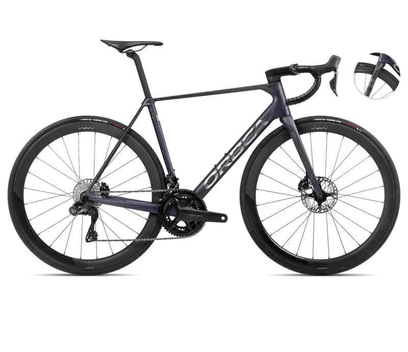 2024 Orbea Orca M20iLTD Road Bike In Tanzanite Matt/Carbon Raw-1