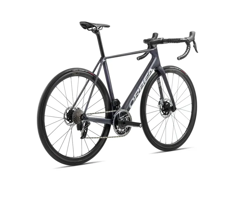 2024 Orbea Orca M10iLTD PWR Road Bike In Tanzanite/Carbon Raw-3