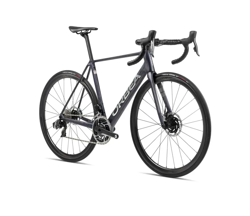 2024 Orbea Orca M10iLTD PWR Road Bike In Tanzanite/Carbon Raw-2