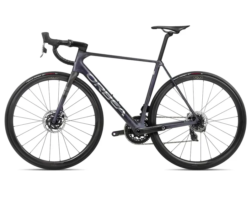 2024 Orbea Orca M11eltd Pwr Road Bike In Tanzanite Matt/Carbon Raw-1