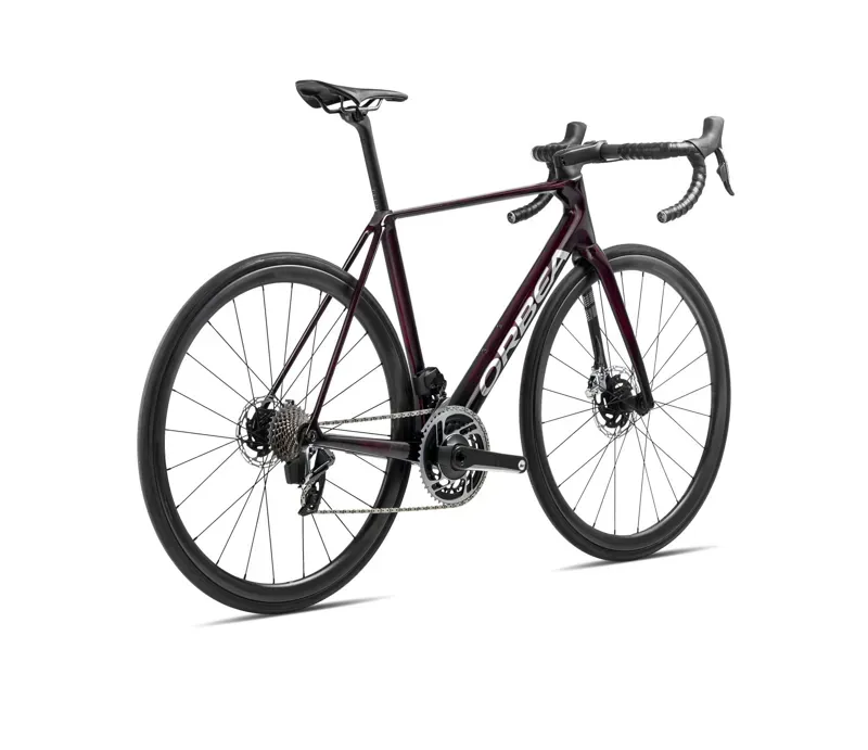 2024 Orbea Orca M21eltd Pwr Road Bike In Wine Red/Titanium-1