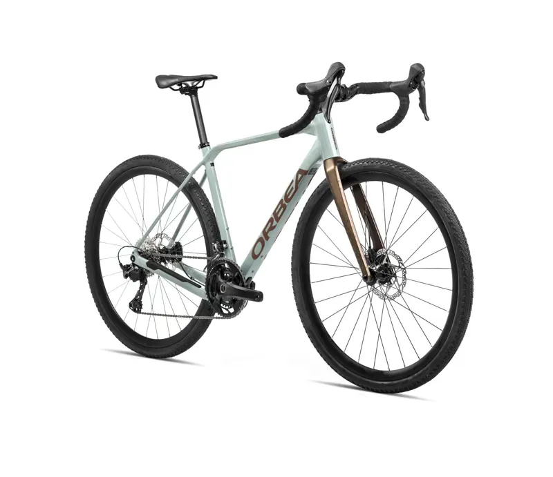 NEW 2024 Orbea Terra H41 1x Gravel Bike In Blue Stone/Copper-1