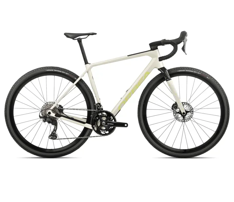 2024 Orbea Terra M20Team Gravel Bike In Ivory White/Spicy Lime