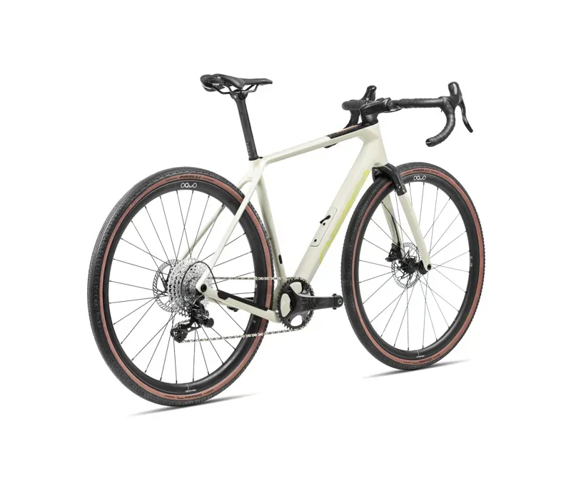 2024 Orbea Terra M20Team Gravel Bike In Ivory White/Spicy Lime-2